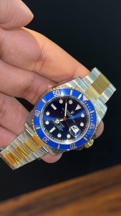 Executive Submariner | Gold Two Tone | Blue Bezel | Blue Dial