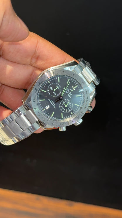 Omega Speedmaster | Master Chrono | Neon Digits | Black Dial - twentyfour