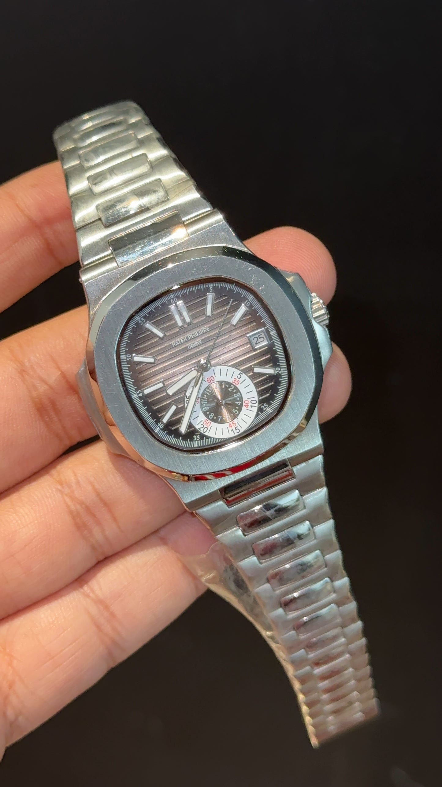 PP Auto | Open Heart Edition | Silver Chain | Tiffany Dial (Copy)