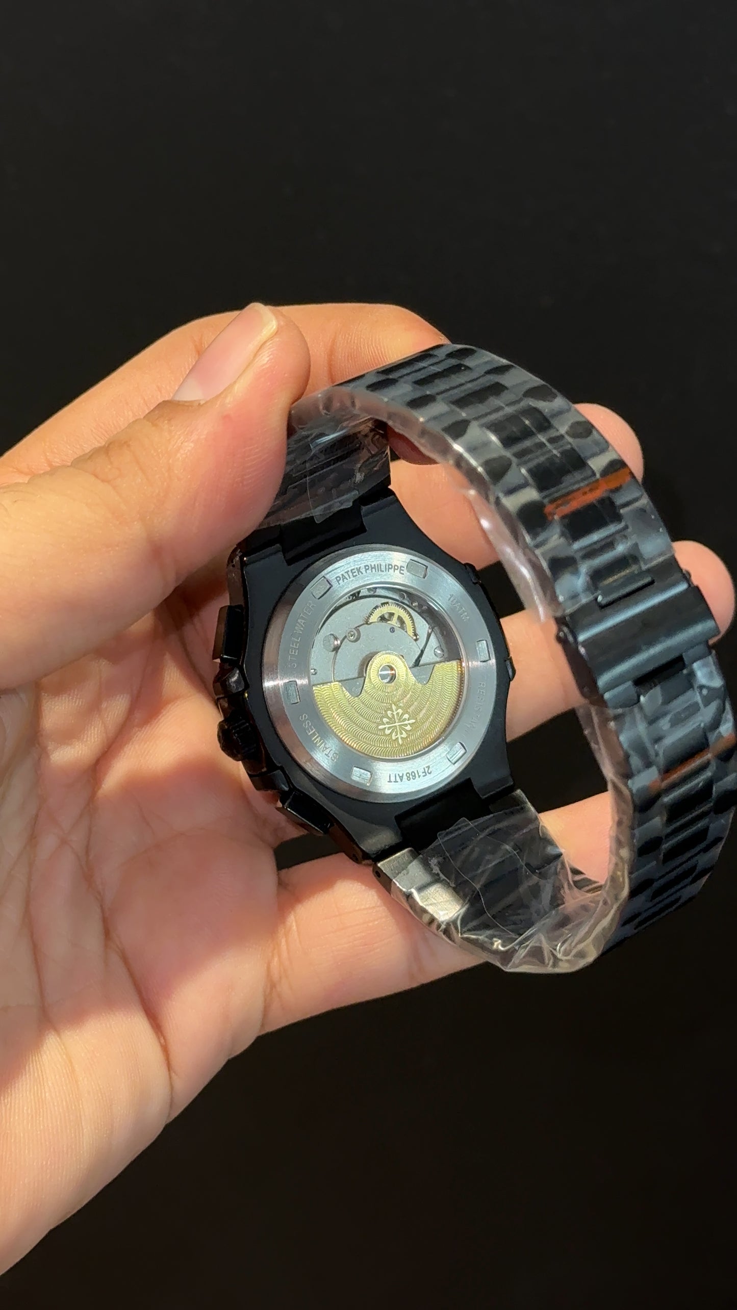 PP Auto | Single Time Edition | Black Chain | Black Dial