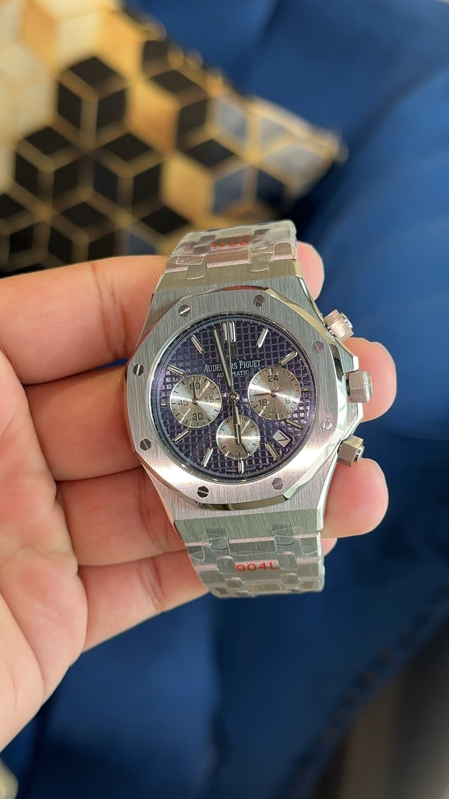 Ap Silver | Chrono | Blue Box Dial