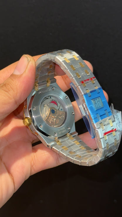 AP Auto | Gold Two Tone | Chrono | Calendar Edition | Blue Dial