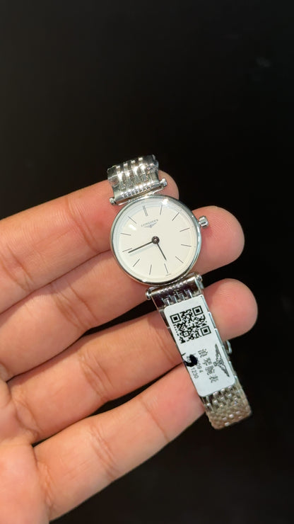 Longines | Woman | Silver Chain | White Dial - twentyfour