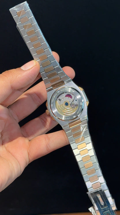 PP Auto | Rose Two Tone | Brown Dial