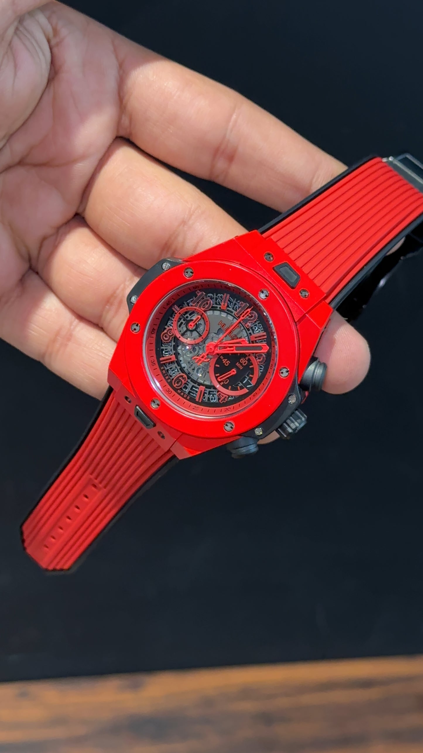Premium Hublot | Big Bang Unico Edition | Red Strap | Red Dial - twentyfour