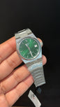 Tissot Prx | Quartz | Silver Chain | 35mm | Green Texture Dial - twentyfour