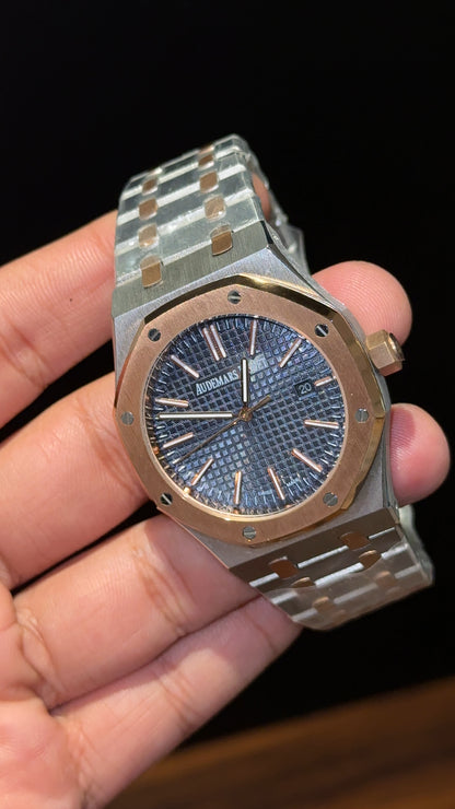 AP Auto | Rose Two Tone  | Blue Dial