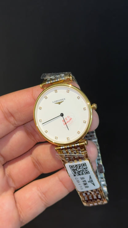 Longines | Gold Two Tone | White Diamond Dial - twentyfour