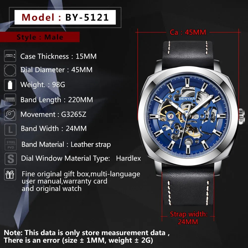 BENYAR BY-5121L SBE | Skeleton Automatic Edition