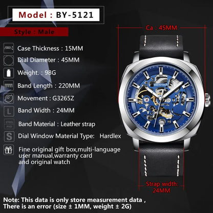 BENYAR BY-5121L SBE | Skeleton Automatic Edition