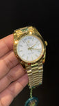 Daydate | Gold Chain | White Dial