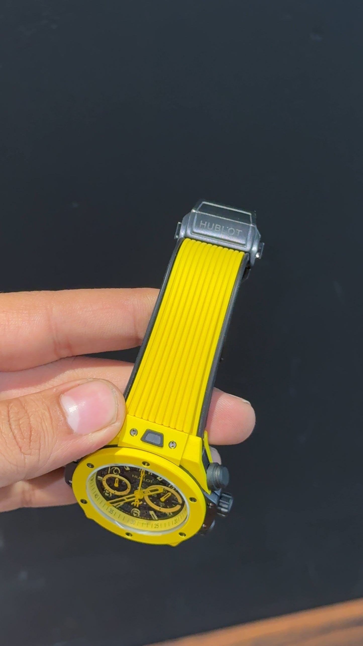 Premium Hublot | Big Bang Unico  Edition | Yellow Strap | Yellow Dial