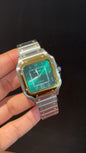 Santos | Gold Two Tone | Green Dial - twentyfour