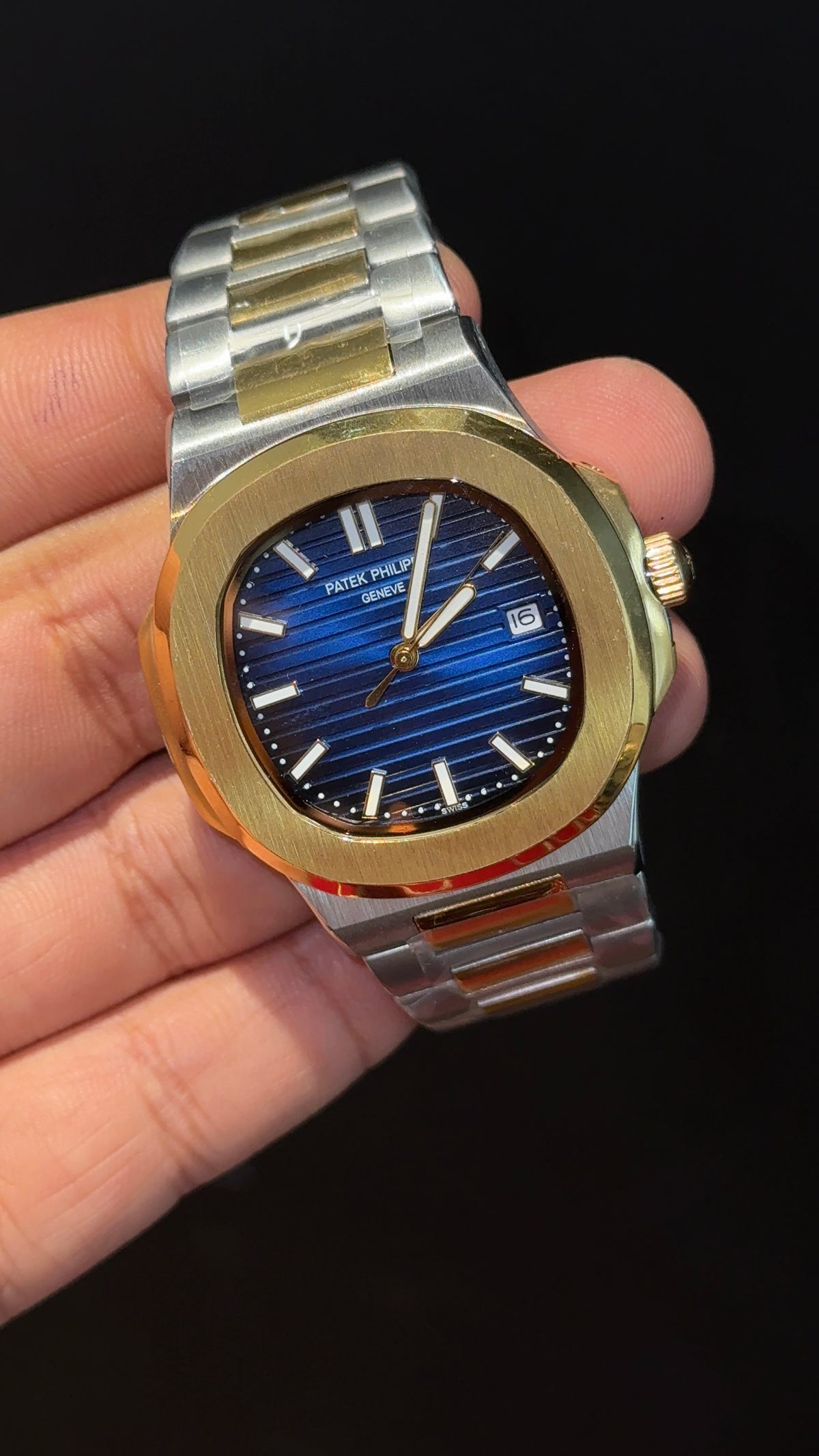 PP Auto | Gold Two Tone | Blue Dial