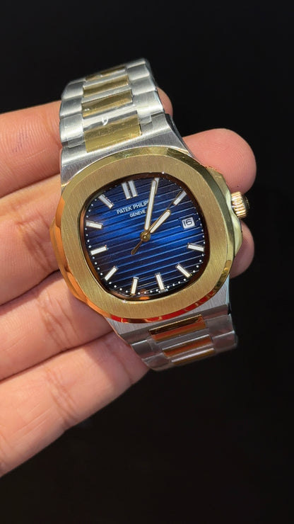 PP Auto | Gold Two Tone | Blue Dial
