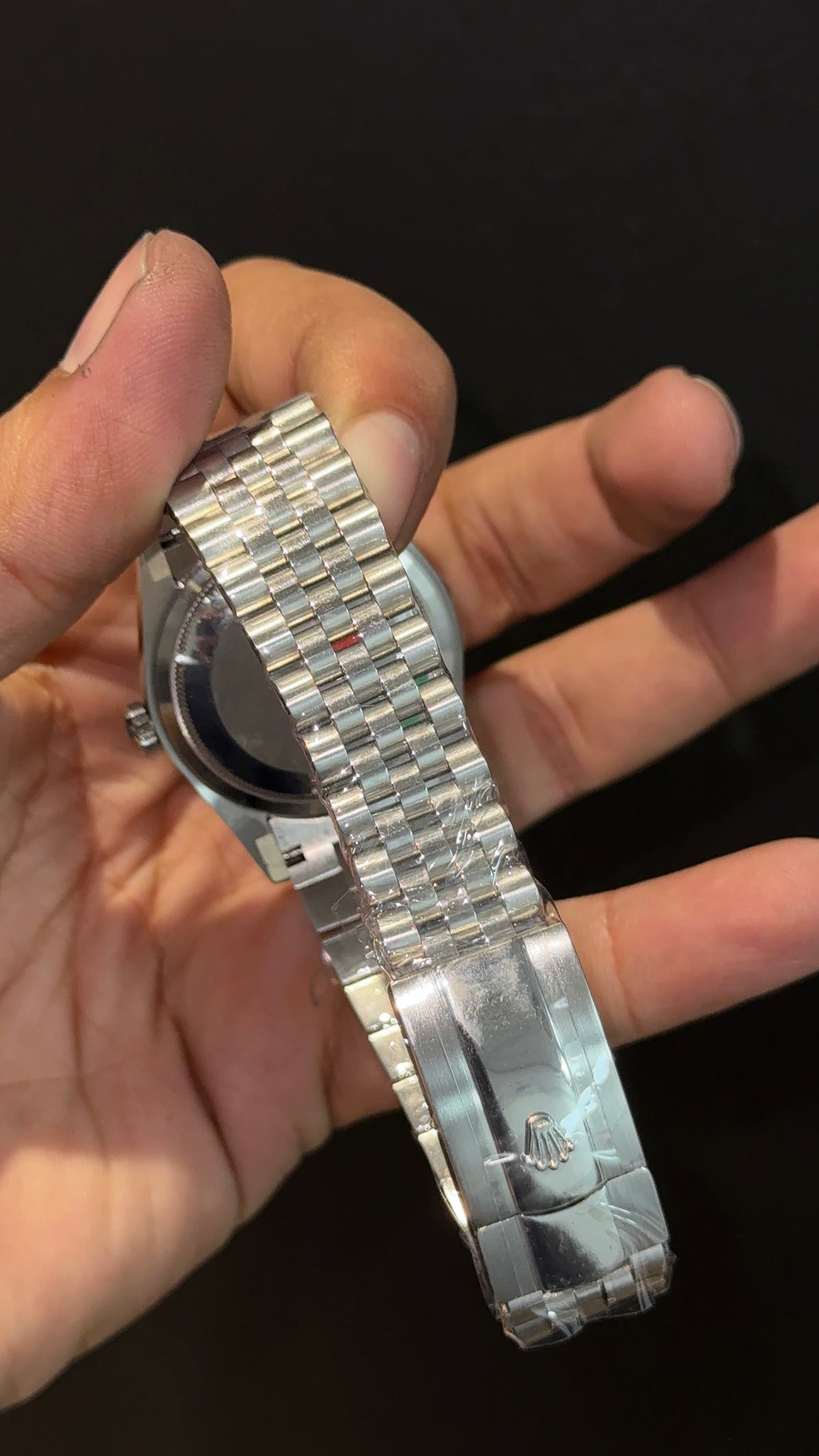 Premium DateJust | 36mm | Silver Chain | Light Grey Dial