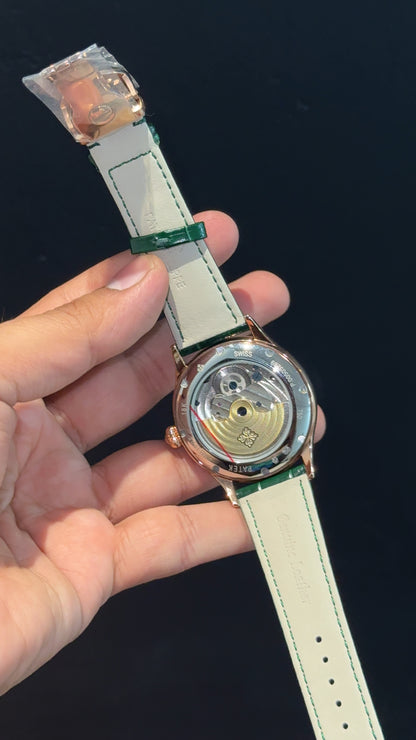 Pp Auto | Pendulum | Rose | Green Strap | Rose Green Dial - twentyfour