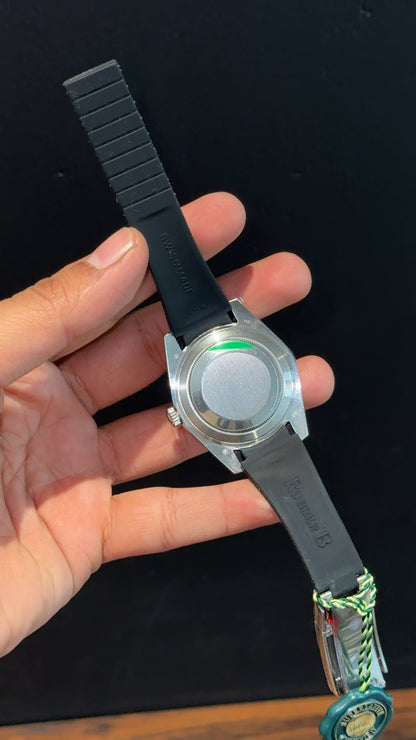 Sky Dweller | Silver | Pvc Strap | Black Dial