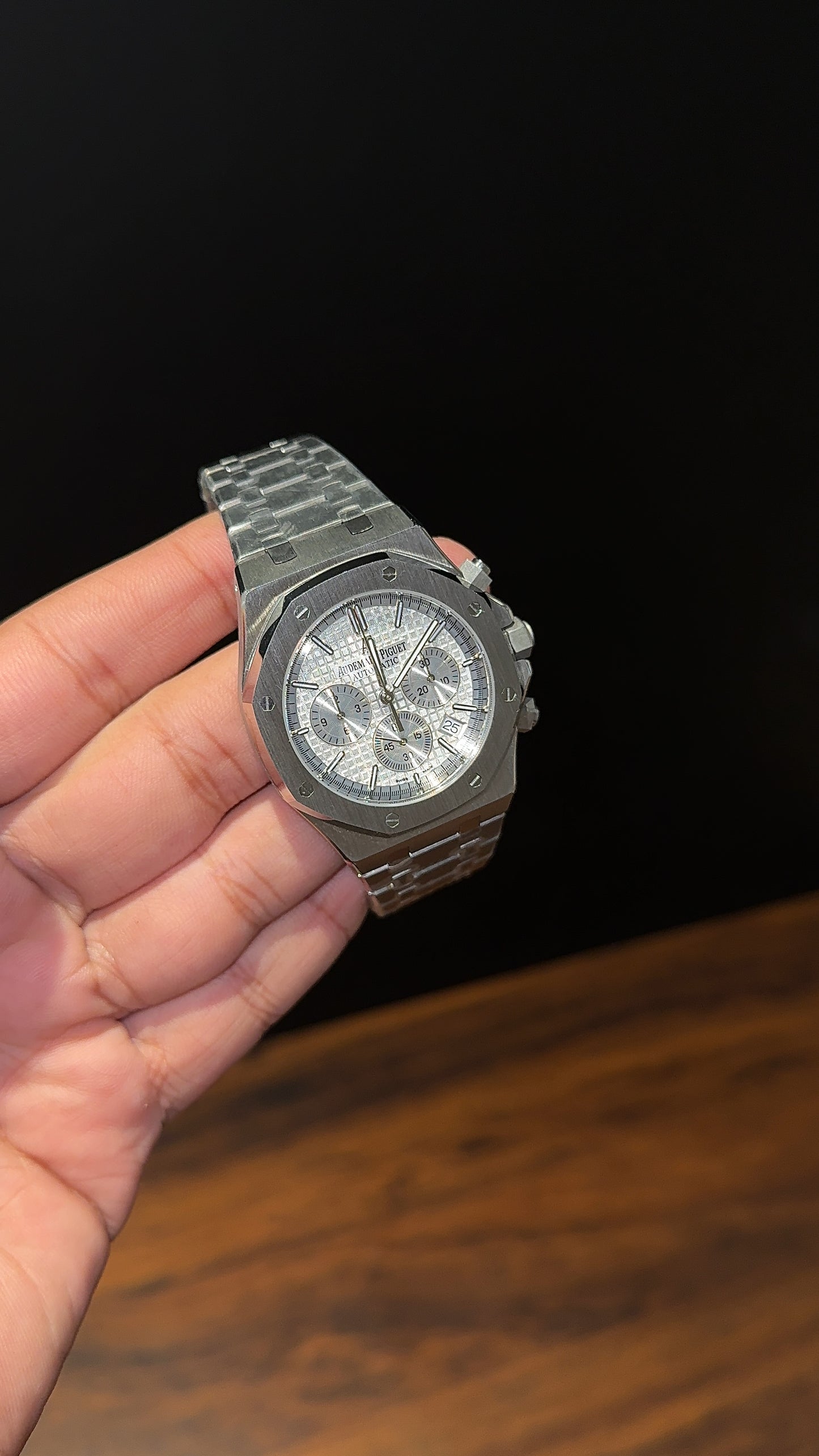 AP | Silver Chain | Chrono | White Dial