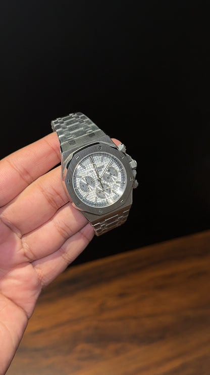 AP | Silver Chain | Chrono | White Dial