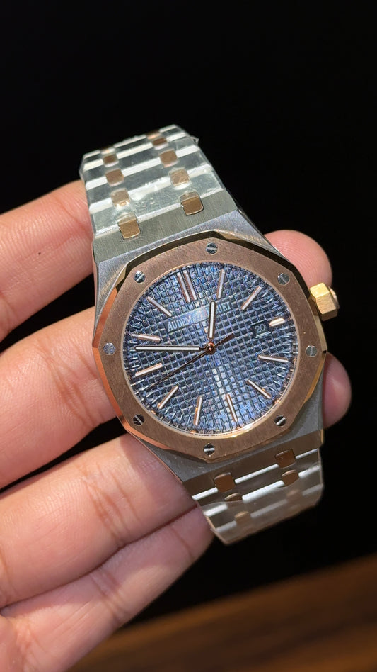 AP Auto | Rose Two Tone  | Blue Dial
