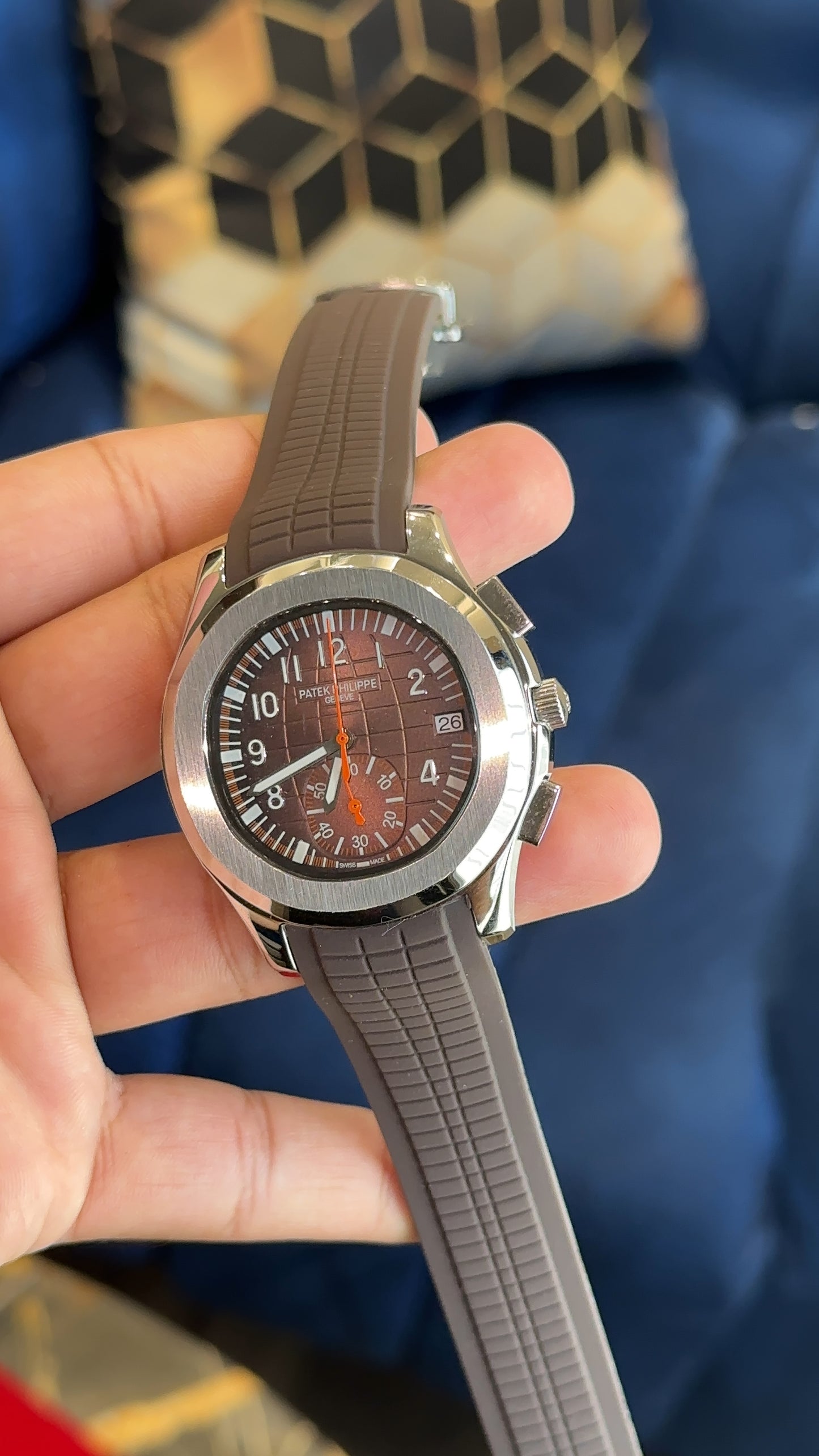 Aquanaut Chrono | Silver Brown