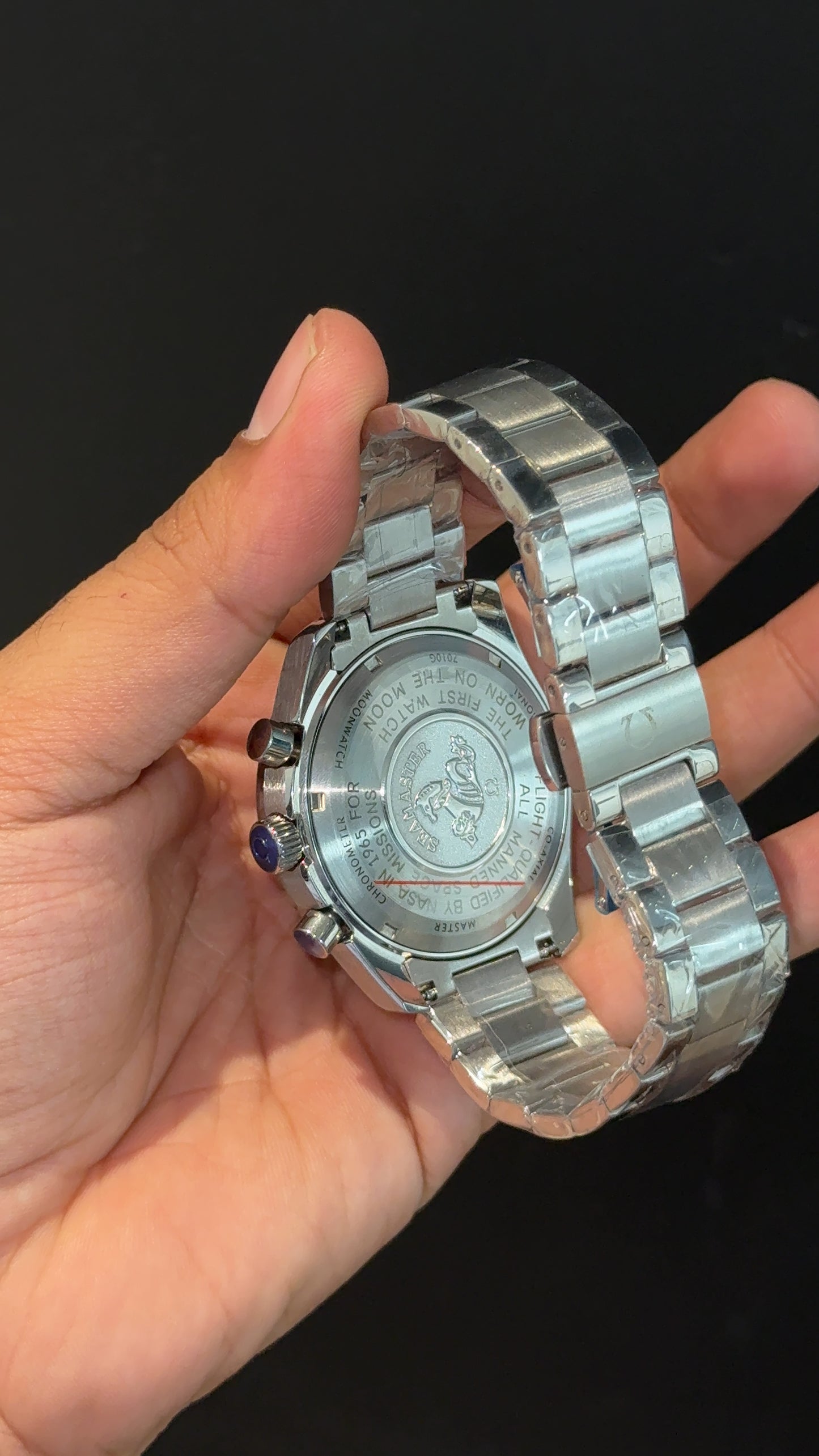 Omega Speedmaster | Silver Chain | Chrono | Blueish Dial - twentyfour