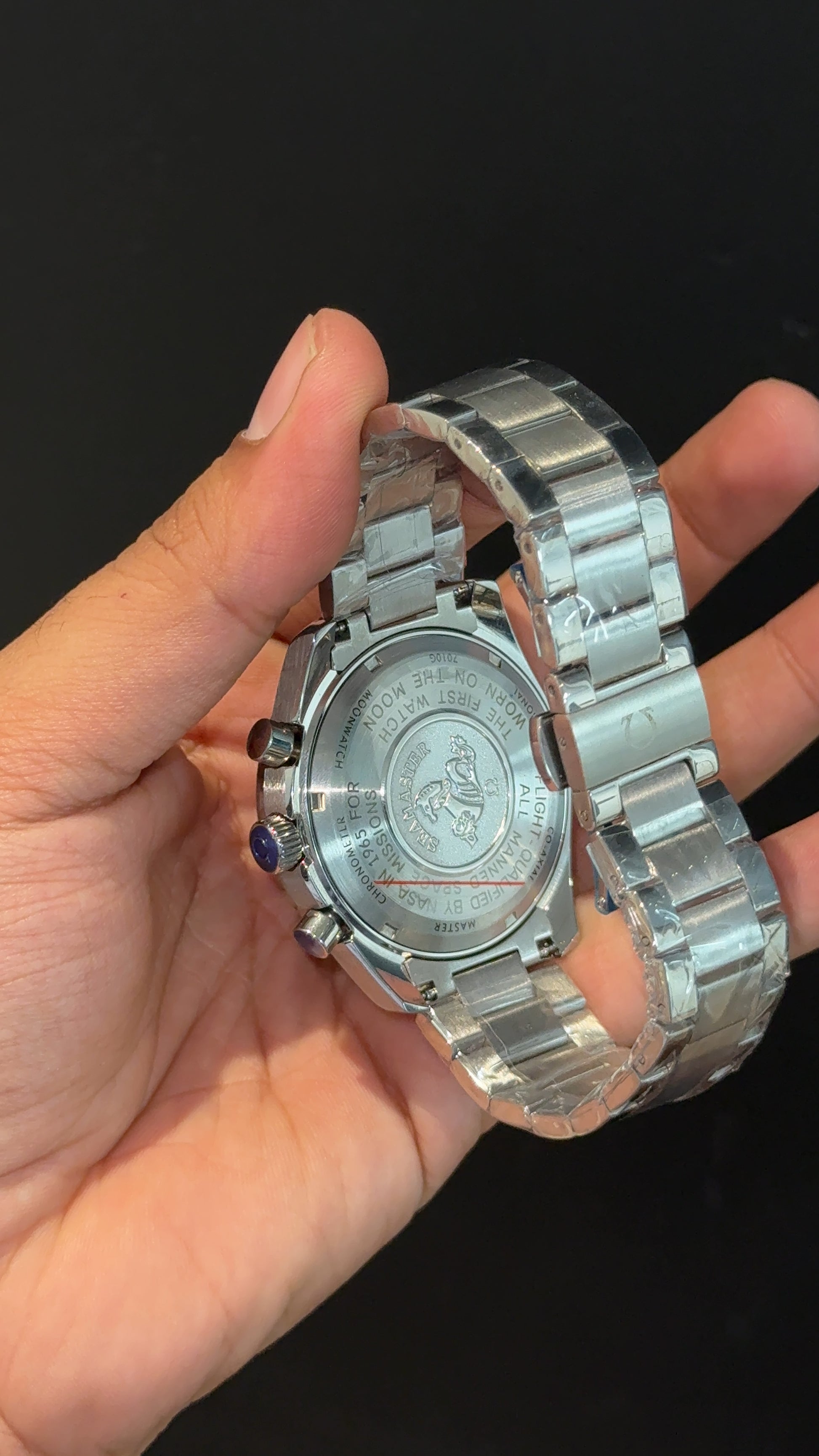 Omega Speedmaster | Silver Chain | Chrono | Blueish Dial - twentyfour