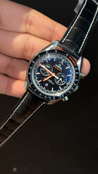 Omega Speedmaster | Black Bezel | Black Strap | Chrono | Black Dial