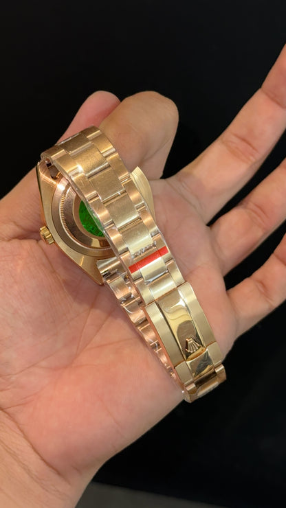 Sky Dweller | Rose Oyester Chain | Grey m Dial