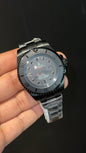 Deep Sea | Black Oyester Chain | Black Bezel | Black Dial