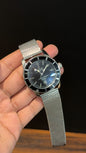 Brietling | Silver Magnetic Chain | Black Dial