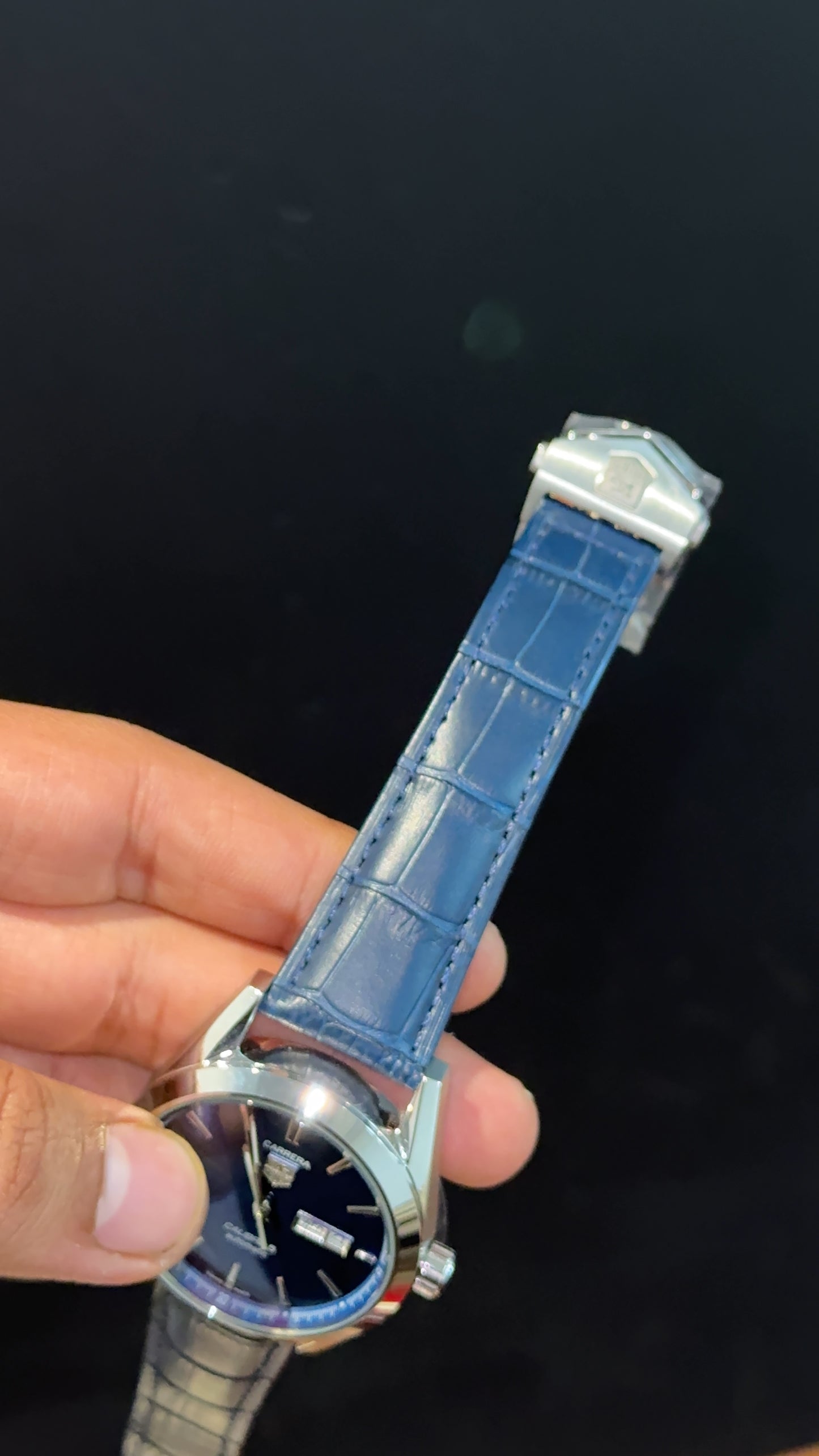 Tag Carrera | Calibre 5 | Blue Strap | DayDate | Blue Dial