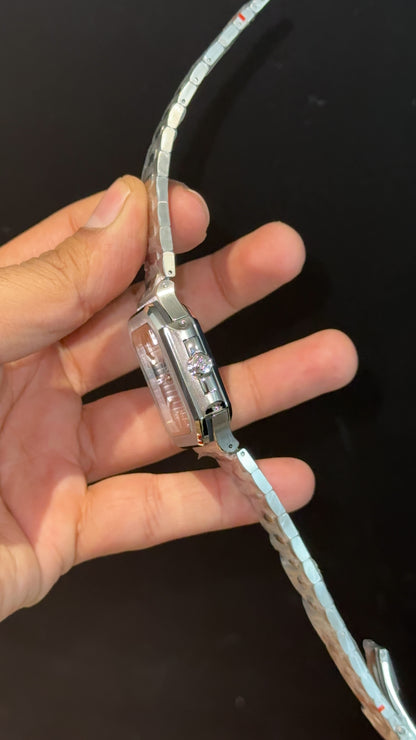 Pp Auto | Cubitus | Silver Chain | Brown Dial - twentyfour