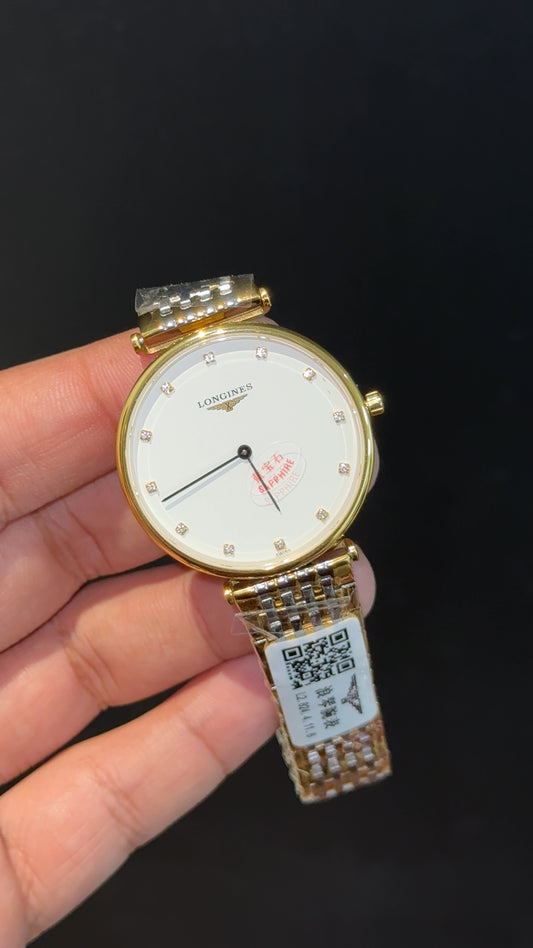 Longines | Gold Two Tone | White Diamond Dial - twentyfour