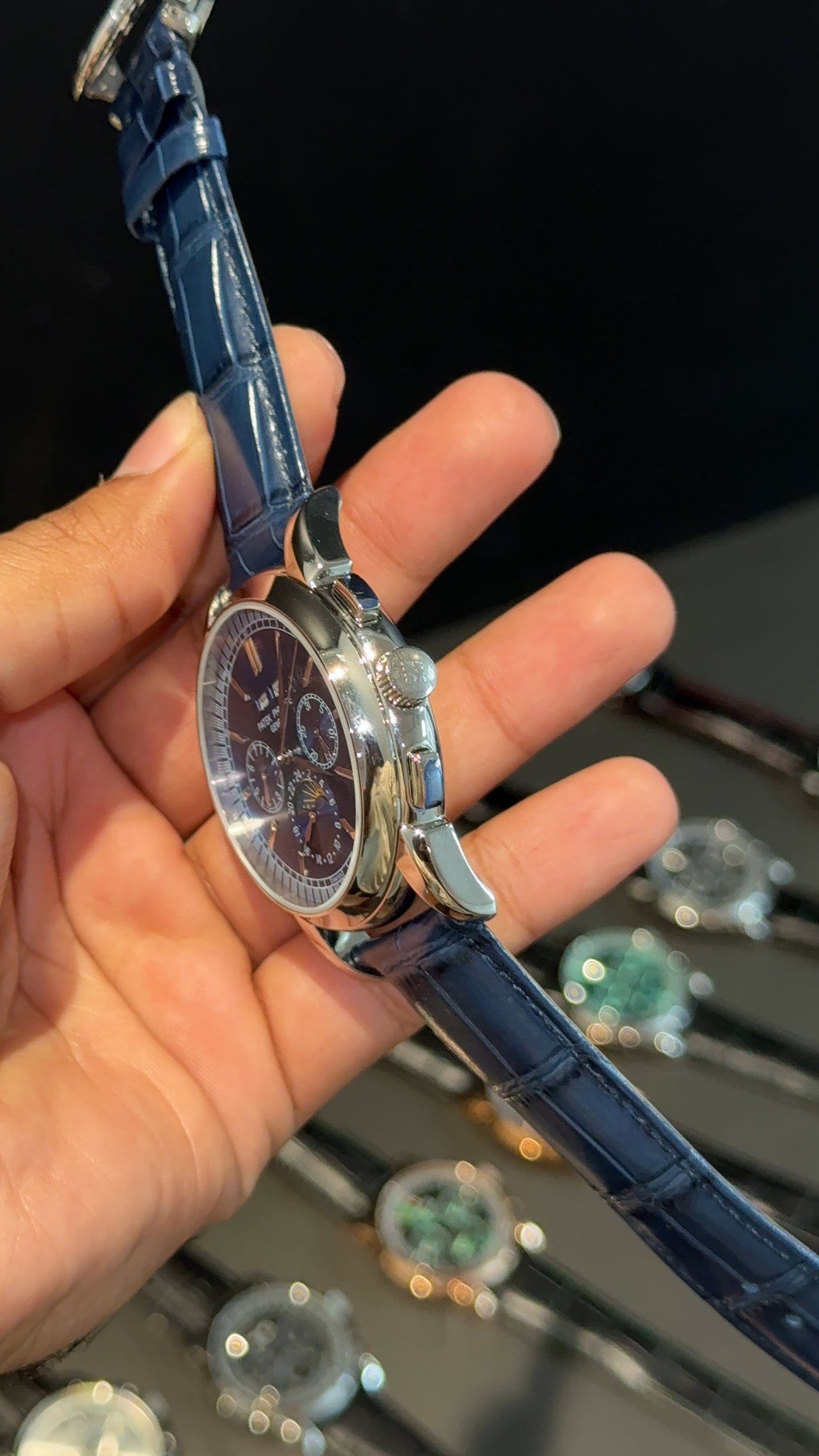 Patek Century | Auto | Blue Index Dial | Blue leather strap - twentyfour
