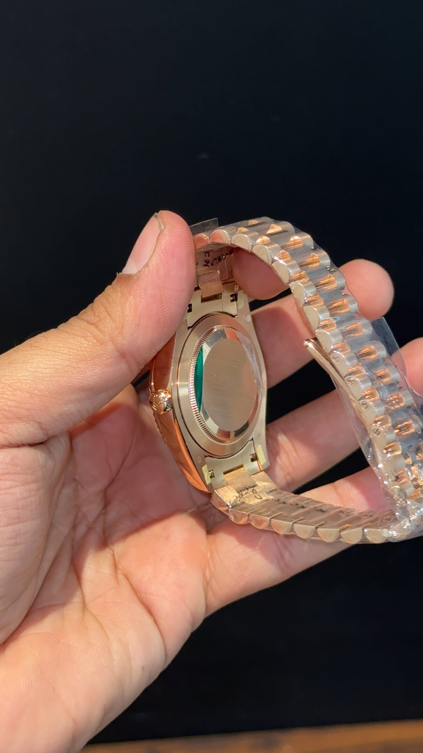 Premium Daydate | Rose Chain | Choco Brown Dial