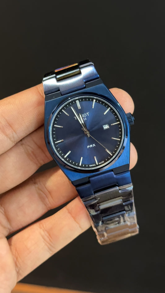 Tissot Prx | Blue Chain | Blue Plain Dial