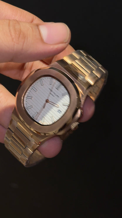 PP Auto | Rose Chain | White Dial