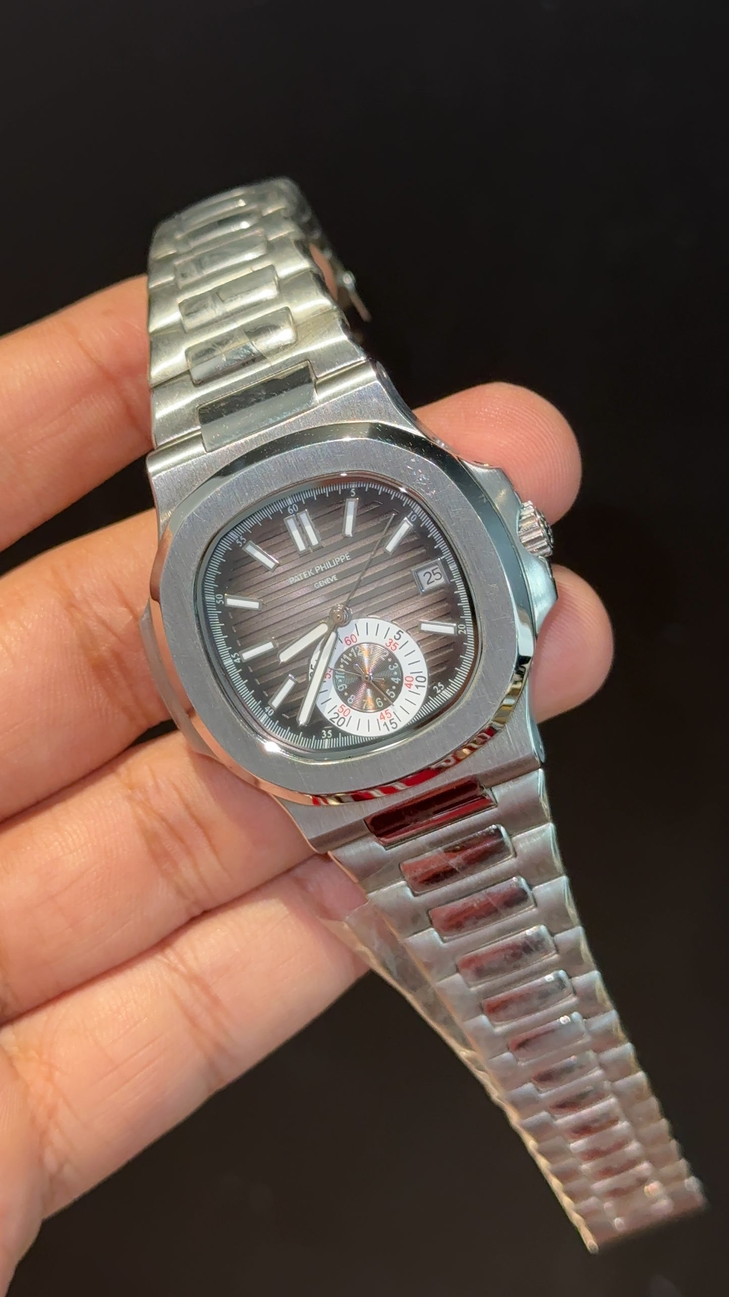 PP Auto | Open Heart Edition | Silver Chain | Tiffany Dial (Copy)