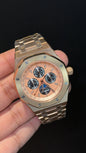 AP Auto | Rose Chain | Black Chrono | Calendar Edition | Rose Dial