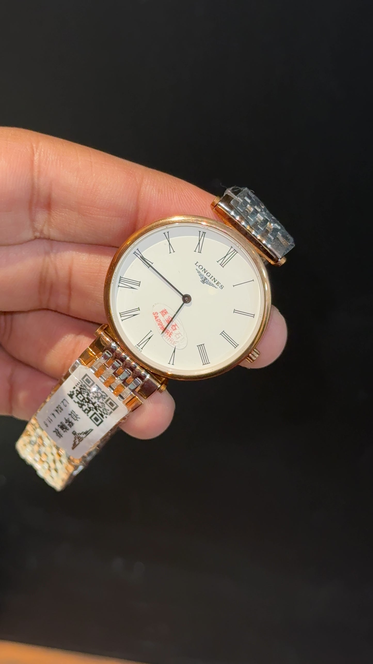 Longines | Rose Two Tone | White Plain Dial - twentyfour