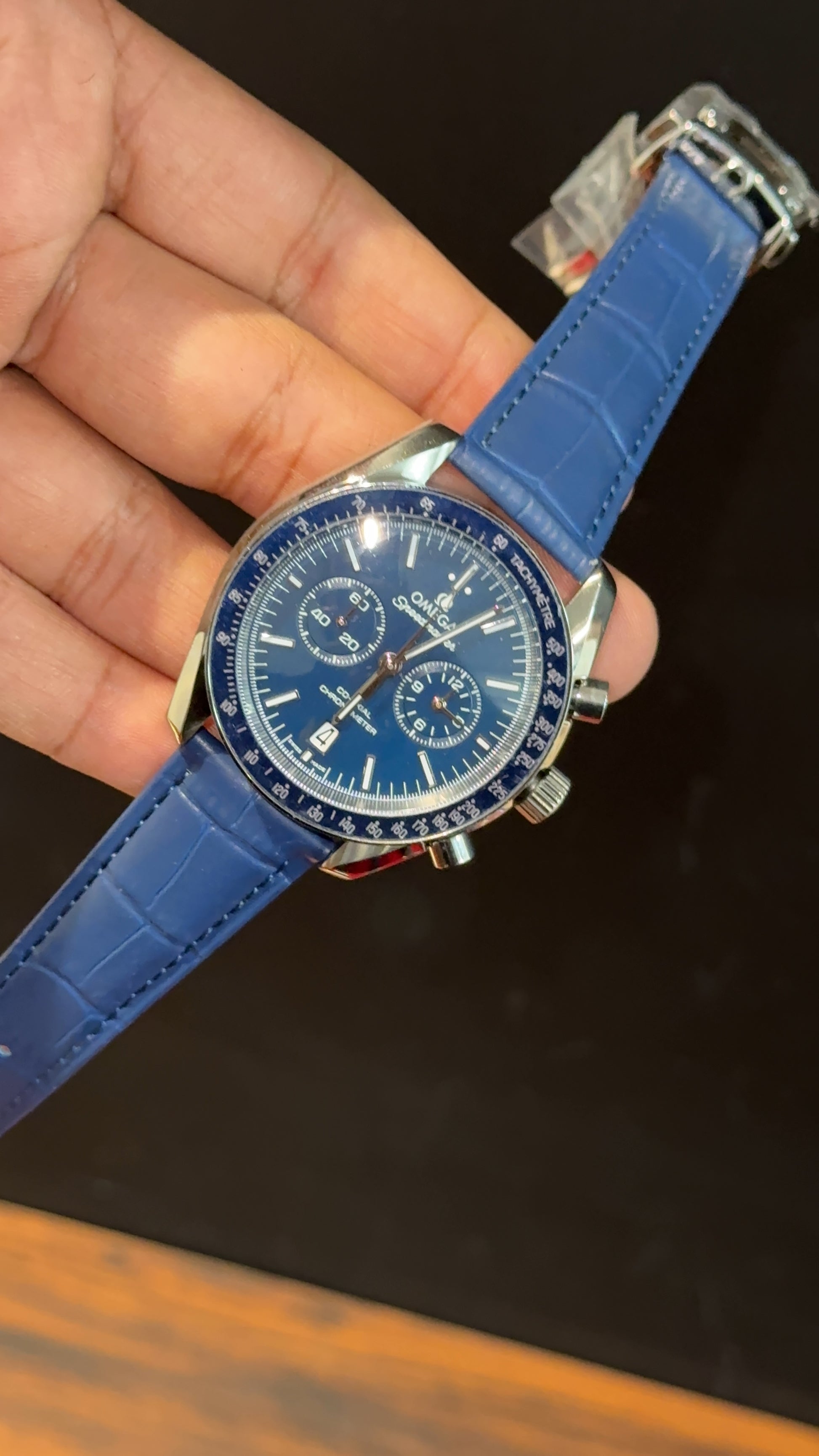 Omega Speedmaster | Chrono | Blue Strap | Blue Dial - twentyfour