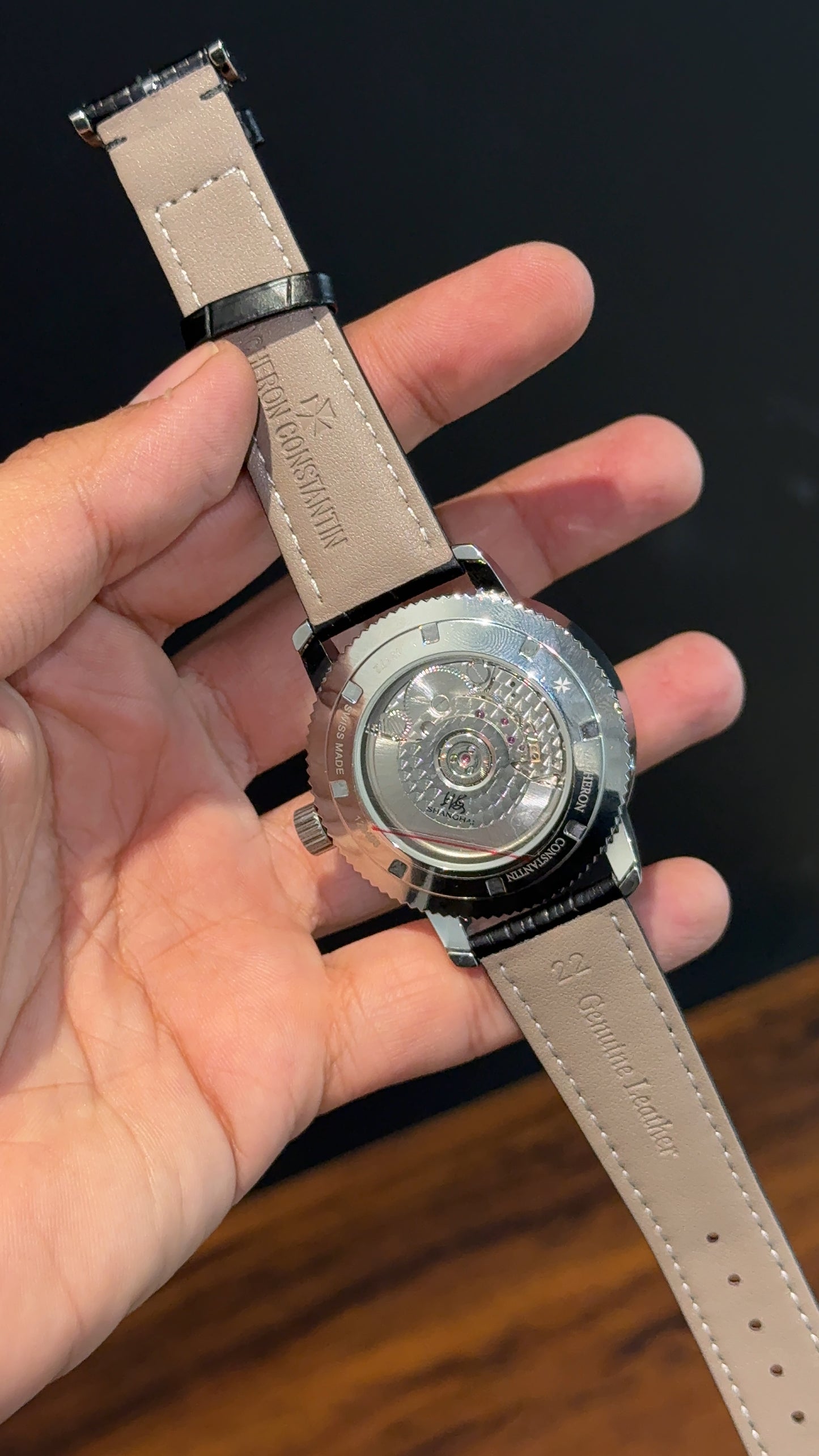 Vacheron Constantin | Black Leather Strap | Tourbillion | White Dial