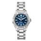 Tag Heuer Aquaracer Women’s Quartz Swiss Made Silver Stainless Steel Blue Dial 35mm | WBD131D.BA0748