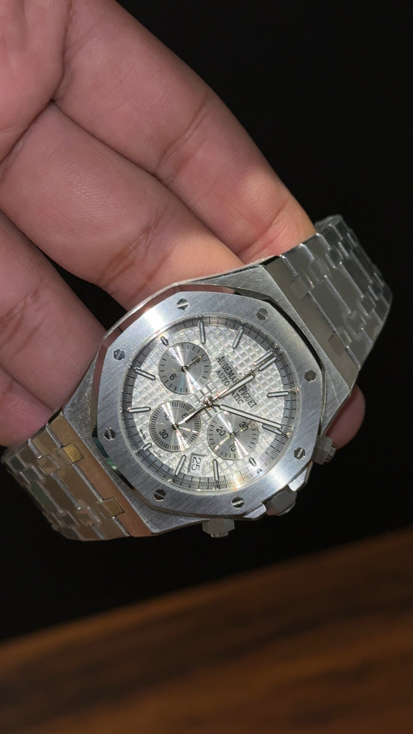 AP | Silver Chain | Chrono | White Dial