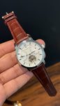 Vacheron Constantin | Brown Leather Strap | Tourbillion | White Dial