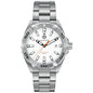 Tag Heuer Aquaracer Men’s Quartz Swiss Made Silver Stainless Steel White Dial 41mm | WBD1111.BA0928