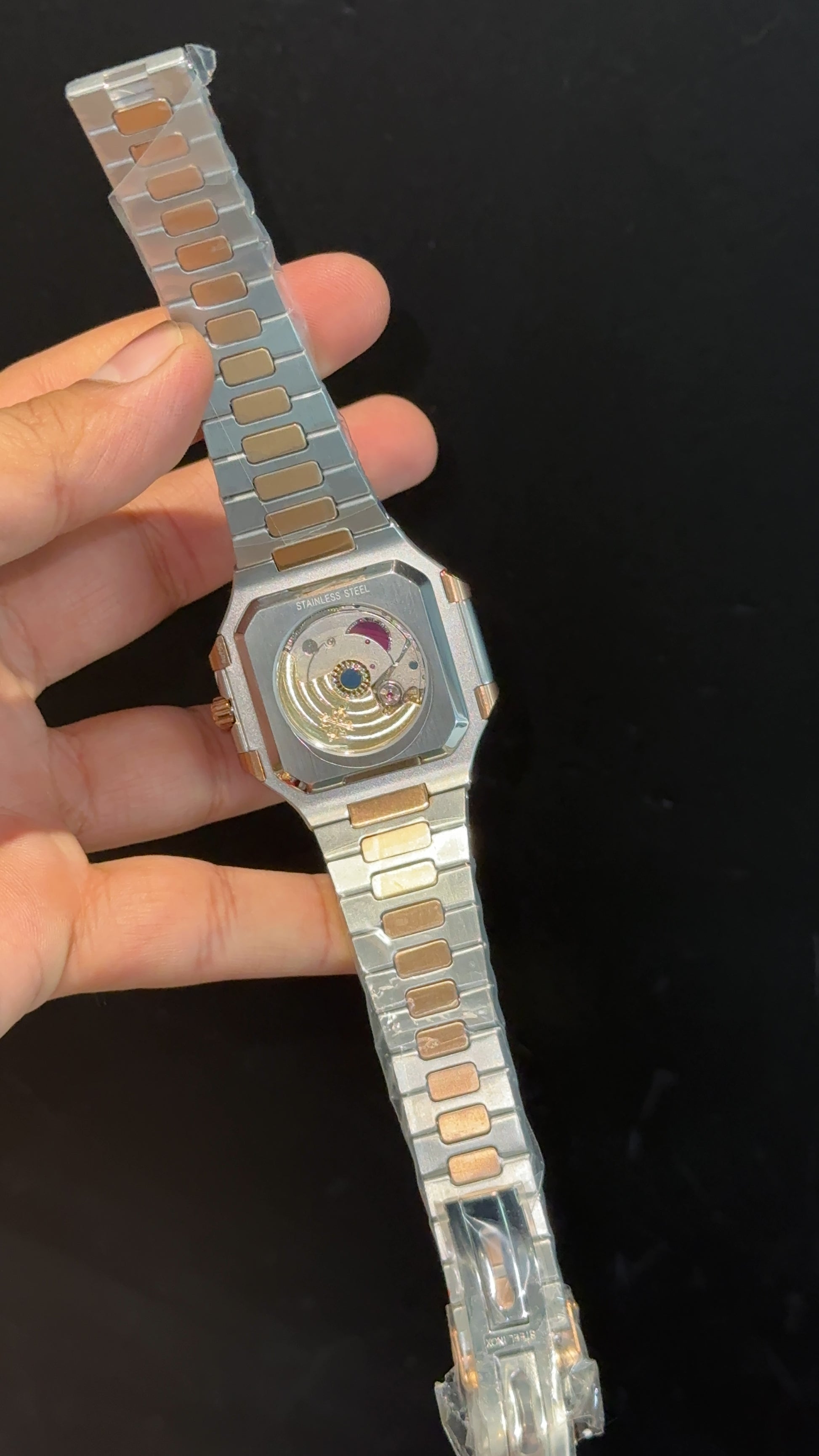 Pp Auto | Cubitus | Rose Two Tone | Black Dial - twentyfour