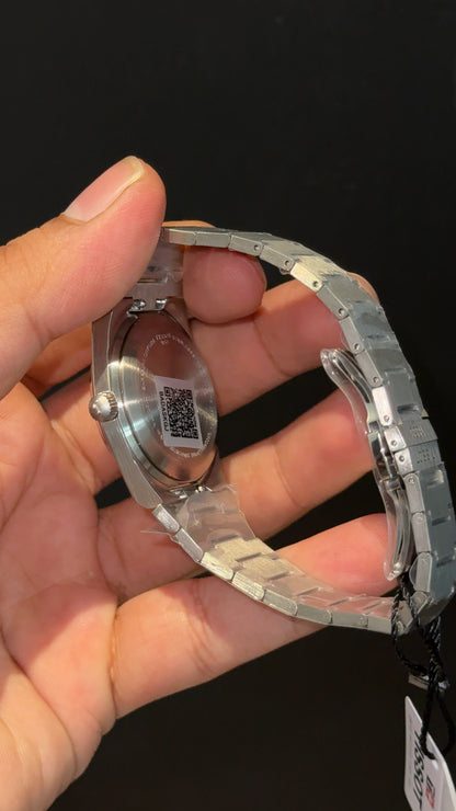 Tissot Prx | Quartz | 35mm | Silver Chain | Rose Digits | Silver Dial